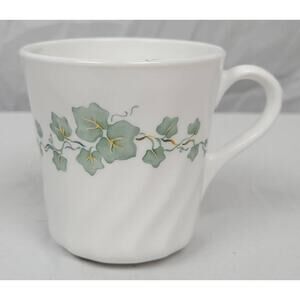 Corning Ware Corelle Callaway Swirl Ivy Tea Coffee Cup Mug